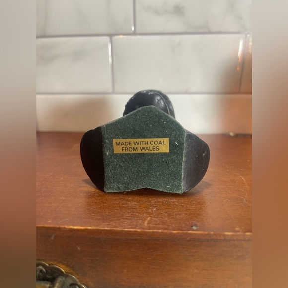 Black Miner Sculpture Made with Coal - Picture 9 of 11